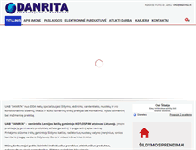 Tablet Screenshot of danrita.lt